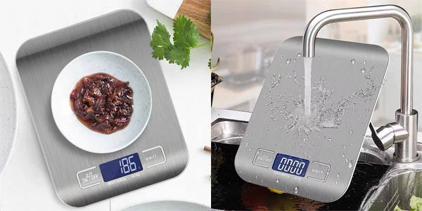 ▷ Chollo Báscula de cocina digital con LCD por sólo 7,03€ con envío gratis (-70%)