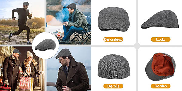Gorra campera heekpek para hombre