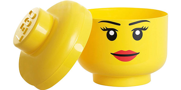 Cabeza grande de niña LEGO para almacenar piezas barata