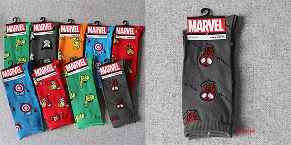 Calcetines de personajes Marvel para hombre
