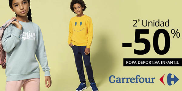 Carrefour promoción ropa infantil