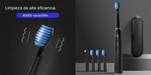 Cepillo de dientes eléctrico Seago SG-575 con 5 cabezales