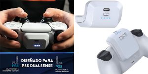 Chollo Batería DR1TECH de 1.500 Mah para mando Dualsense de PS5