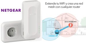 Chollo Extensor de malla Netgear AX1600 con Wi-Fi 6
