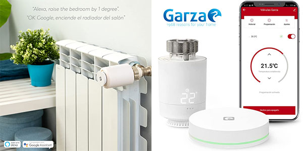 GARZA - Cabezal termostático Zigbee 3.0 Garza