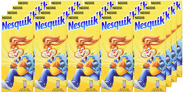 Chollo Pack de 20 tabletas de chocolate con leche Nesquik de 100 g