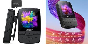 Chollo Reproductor MP3 Yoton de 72 GB radio FM y podómetro
