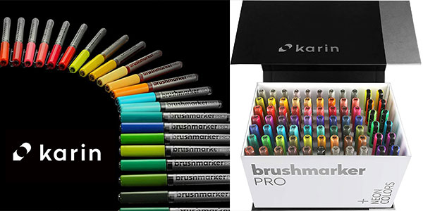 Karin Brushmarker Pro 12 Neon Colors Set