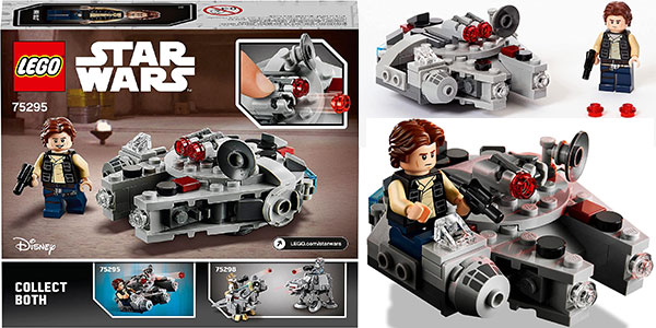 Chollo Set Halcón Milenario y Han Solo de LEGO Star Wars Microfighters
