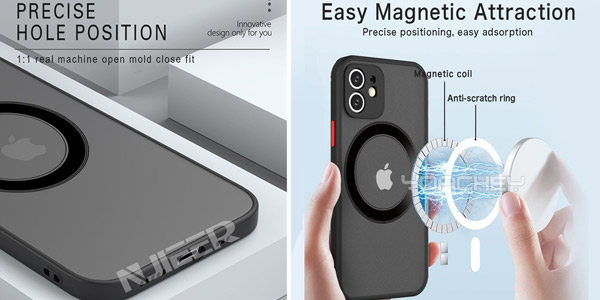 Funda magnética de lujo Magsafe para diferentes modelos de iPhone en AliExpress