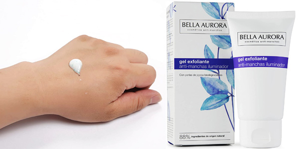 Gel exfoliante facial anti-manchas Bella Aurora de 75 ml barato en Amazon