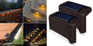 Pack x2 Luces solares de paso para exterior baratas en AliExpress