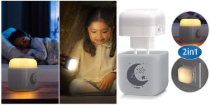 Luz nocturna Sleeplight LED 2 en 1 barata en Amazon