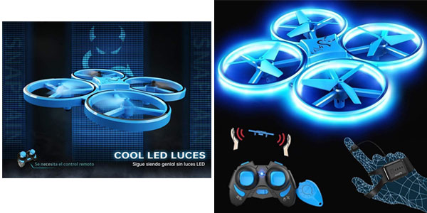 Mini Drone infantil SP300 RC control, luces LED, chollo en Seleok