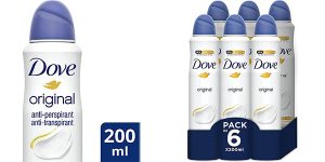 Pack x6 Desodorante en spray Dove Original de 200 ml