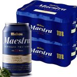 Pack x24 Botes de cerveza Lager Tostada Mahou Maestra Doble Lúpulo de 33 cl