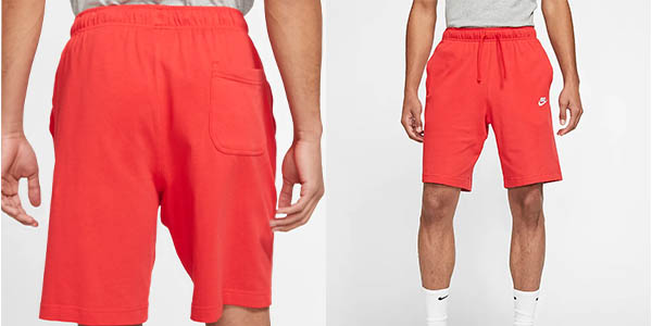 Pantalones cortos Nike Sportswear Club en color rojo