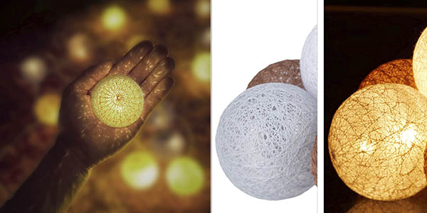 Relaxdays guirnalda luces LED bolas oferta