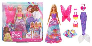 Set de modas y accesorios Barbie Dreamtopia (Mattel GJK40) barata en Amazon