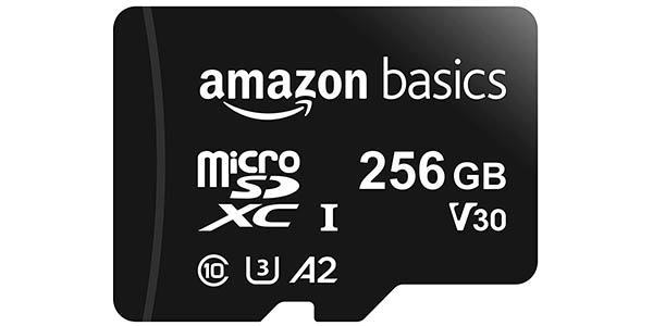 Tarjeta microSDXC Amazon Basics A2, U3
