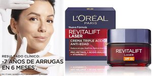 Chollo Crema hidratante L'Oréal Paris Revitalift Laser SPF 25 de 50 ml