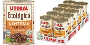 Chollo Pack x10 Lentejas pardinas ecológicas Litoral de 420 g