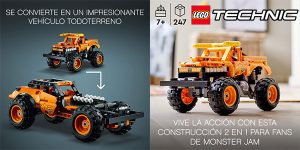 Chollo Set 2 en 1 Monster Jam El Toro Loco de LEGO Technic