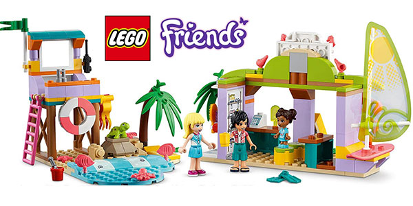 Chollo Set Genial Playa de surf de LEGO Friends 41710