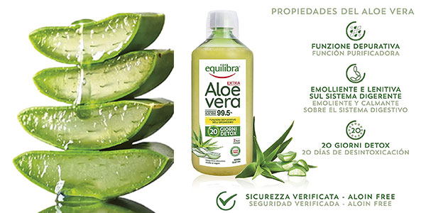 Chollo Suplemento dietético Equilibra Aloe Vera Extra de un litro