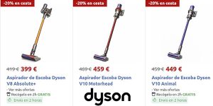 Dyson aspiradores promoción Carrefour