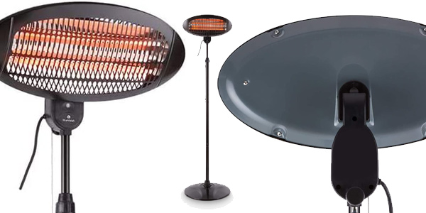 Estufa de terraza Blumfeldt Shiny Hot Roddy de 2.000 W chollo en Amazon