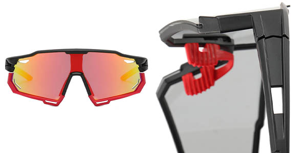 Gafas de sol deportivas unisex con lentes polarizadas