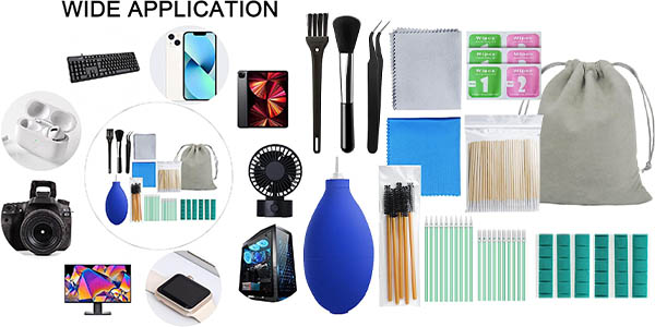 Kit de limpieza de dispositivos electrónicos Olakin 12 en 1