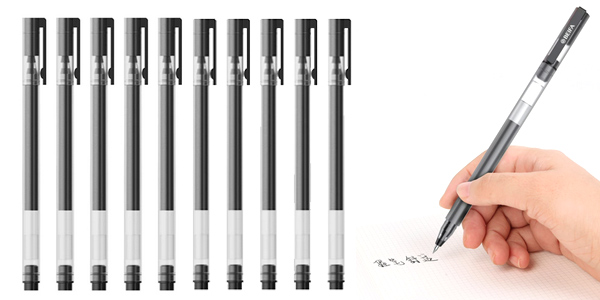 Pack x10 Bolígrafos de tinta gel Xiaomi BeiFa baratos en AliExpress