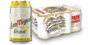 Pack x24 Latas de cerveza San Miguel Radler con zumo natural de limón de 33 cl barato en Amazon