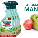 Pack x4 Limpiador desinfectante multiusos Sanytol Manzana de 750 ml barato en Amazon