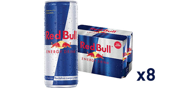 Pack x8 Latas Red Bull Energy Drink de 250 ml