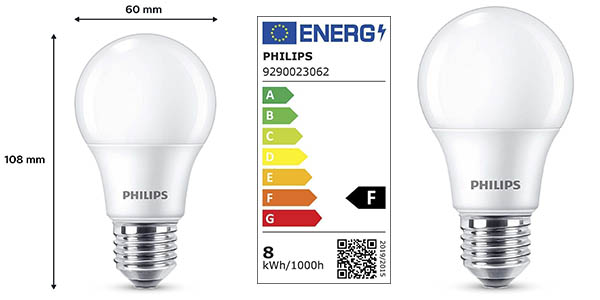 Philips bombillas E27 bajo consumo oferta