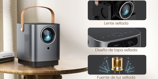 Mini Proyector Portátil 5G WiFi Bluetooth en Amazon