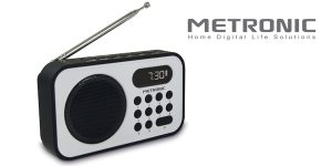Radio digital de bolsillo Metronic con alarma barata en Carrefour