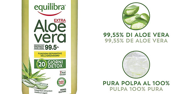 Suplemento dietético Equilibra Aloe Vera Extra de un litro barato