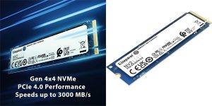 Unidad de almacenamiento Kingston NV2 NVMe PCIe 4.0 SSD de 250GB barato en Amazon
