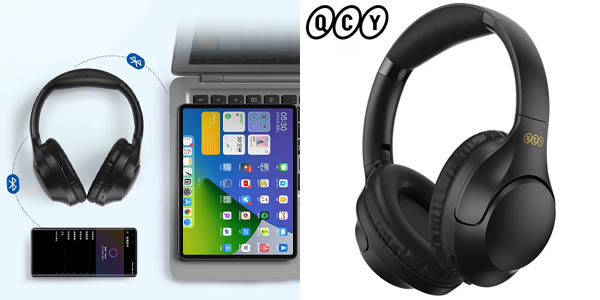 Auriculares Bluetooth QCY H2 plegables y con micrófono