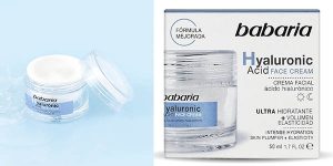 Babaria crema facial ácido hialurónico chollo