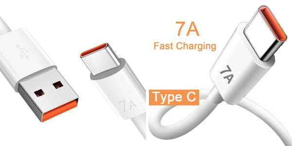 Cable USB-C de 7A y 2 metros