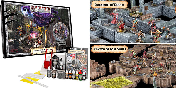Chollo Set de construcción de mazmorras y terrenos para juegos de rol Army Painter: Dungeons & Caverns