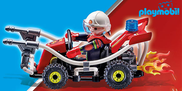 Chollo Stuntshow Kart Bombero de Playmobil