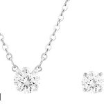 Conjunto colgante + pendientes Swarovski Attract