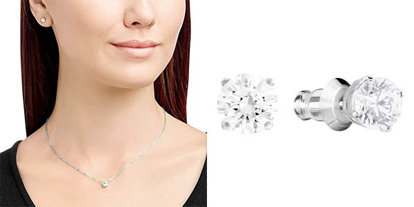 Conjunto colgante + pendientes Swarovski Attract