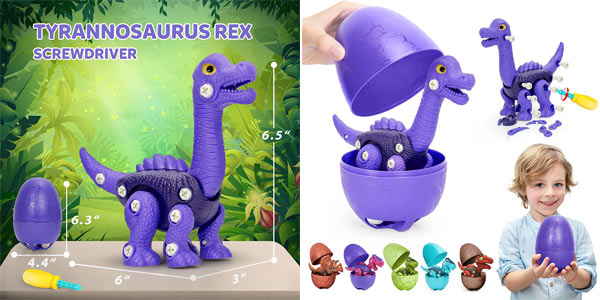 Dinosaurio de juguete en huevo Starpony para montar barato en Amazon